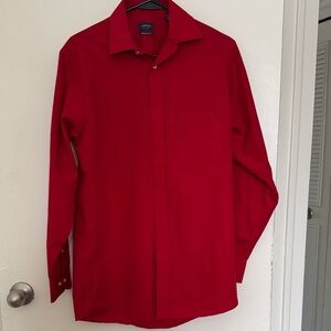 Arrow Bold Red Dress Shirt for Men